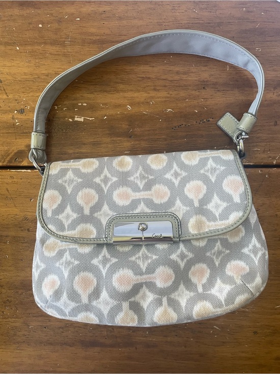 Coach Handbags - COACH KRISTIN OP ART SIGNATURE SHOULDER HANDBAG BAG PURSE HOBO 45376